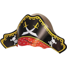 Rød Fotoprops, Partyhatte & Ordensbånd Unique Party Pirate Hats Pack Of 4 Party
