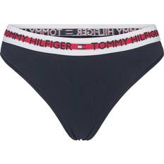 Tommy Hilfiger Logo Tape Stretch Thong DESERT SKY