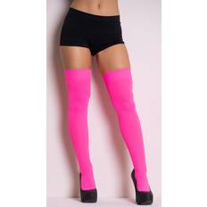 Leg Avenue Neon Pink Thigh High Stockings Pink One-Size