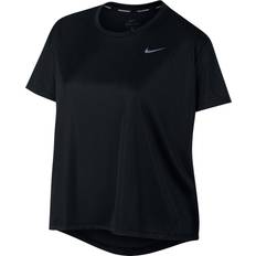 Nike Gul - XL Overdele Nike Miler Short Sleeve Top, dame