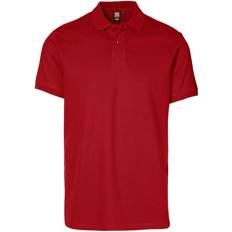 Elastan/Lycra/Spandex - Rød Polotrøjer ID Stretch Polo Shirt - Red