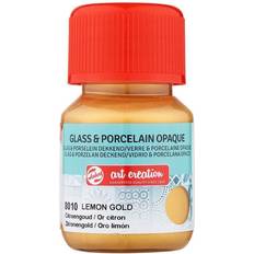 Vandbaseret Glasmaling Glass & Porcelain Color Opaque 30ml Lemon Gold