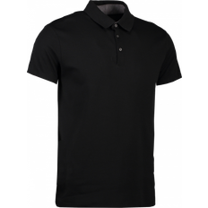 Seven Seas Interlock Polo Shirt - Black