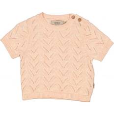 Knapper - Pink Striktrøjer Wheat Knit Shiloh T-shirt - Multi Melange