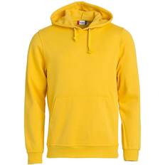 Gul - Herre - S Sweatere Clique Basic Hoodie Unisex - Lemon Yellow