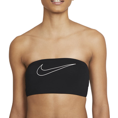 Nike Bikinitoppe Nike Women Bandeau Bikini Top - Black/White