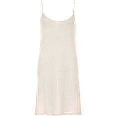 Beige - Silke Shapewear & Undertøj Lady Avenue Chemise Slip Dress - Sand