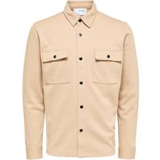 Selected Beige Overtøj Selected Jackie Classic Overshirt - Incense
