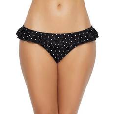 Freya Jewel Cove Italini Frill Bikini Bottoms - Black