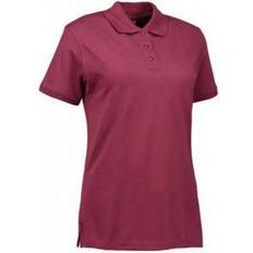 Elastan/Lycra/Spandex - Rød T-shirts ID Dame Stretch Poloshirt