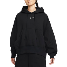 20 - Dame - Hoodies Sweatere Nike Sportswear Phoenix Fleece Over-Oversized Pullover Hoodie Women's - Black/Sail