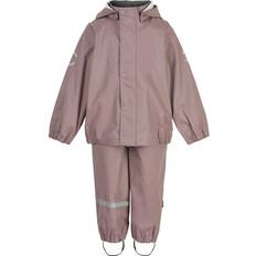 98 - Pink Regnsæt Mikk-Line Rainwear Jacket And Pants - Adobe Rose (33144)