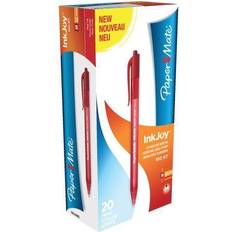 Paper Mate S0957050 Inkjoy Retractable Pens Red Ink Pack of 20