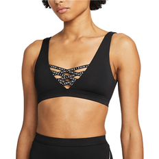 Nike Sneakerkini Scoop Neck Bikini Top - Black/White