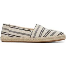 36 ½ - Dame - Hvid Lave sko Toms Global Stripe Rope Natural, Dame, Sko, Slip-on, Beige