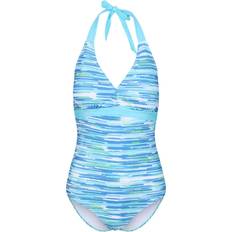 Regatta Womens/Ladies Flavia Brush Stroke One Piece Swimsuit (Seascape)