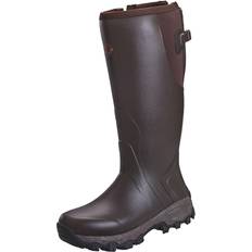 Brun - Unisex Gummistøvler Gateway1 Moor Country 18" 3mm side-zip Dark Brown