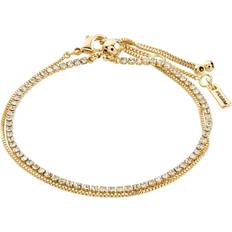 Pilgrim Mille Bracelet - Gold/Transparent