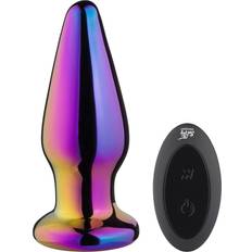 Glas Butt plugs Sexlegetøj Dream Toys Glamour Glass Remote Control Tapered Butt Plug