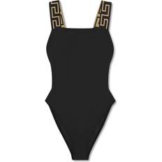 Versace Badedragter Versace Greca Border One-piece Swimsuit - Black