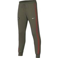 Grøn - Træningsbukser Nike Dri-FIT F.C. Libero Football Pants Older Kids - Medium Olive/Habanero Red/White