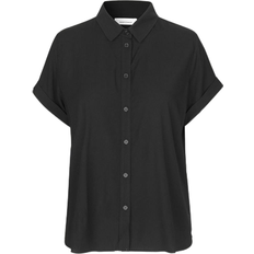 Samsøe Samsøe L Overdele Samsøe Samsøe Majan Short Sleeve Shirt - Black