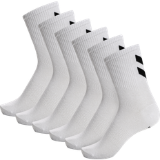 Hummel Dame - Polyester Strømper Hummel Chevron Socks 6-pack - White