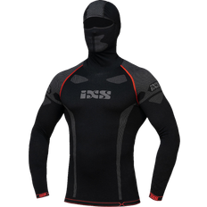 iXS Thermal underwear shirt 365 hood - Black Grey