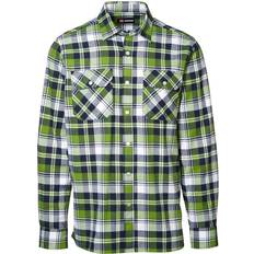 Grøn - Herre - Ternede Skjorter ID Leaf Lumberjack Shirt - Green