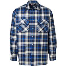 Herre - Ternede - XS Skjorter ID Leaf Lumberjack Shirt - Royal Blue