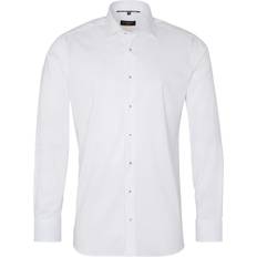 Elastan/Lycra/Spandex - Herre - Slim Skjorter Eterna Long Sleeve Shirt 3377 F170 - White