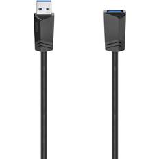 Hama USB A-USB A - USB-kabel Kabler Hama USB A-USB A 3.0 M-F 1.5m