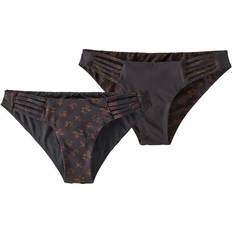 Patagonia XS Badetøj Patagonia Reversible Seaglass Bay Bottoms Women clover small/ink 2021 Swimsuits