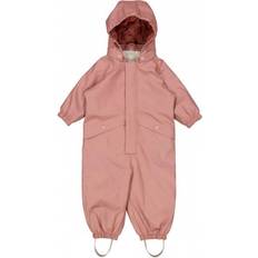 Knapper - Pink Regndragter Wheat Baby Aiko Thermal Rain Suit - Soft Blush