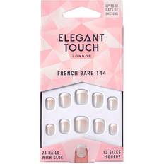 Elegant Touch Bare 24 Nails With Glue Square 144