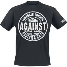Lonsdale Sort Tøj Lonsdale London Against Racism T-shirt Herrer