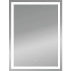 Rektangulær - Sølv Spejle Loop Frame Light Silver Vægspejl 60x80cm
