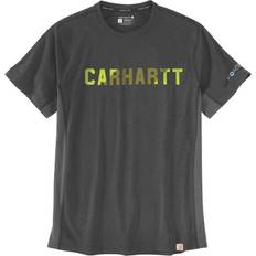 Carhartt Grøn T-shirts & Toppe Carhartt t-shirt Block Logo koksgrå 105203CRH-XXL