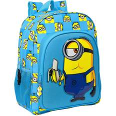 MINIONS Skoletaske Minionstatic Blå (32 x 38 x 12 cm)