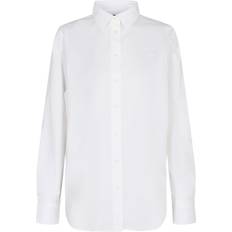 Lauren Ralph Lauren Rund hals Tøj Lauren Ralph Lauren Easy Care Cotton Broadcloth Shirt Kvinde Skjorter Ensfarvet hos Magasin