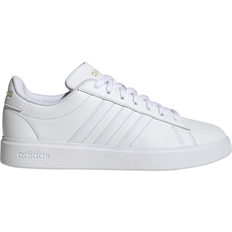 Adidas 11,5 - 52 ½ - Dame Sneakers adidas Grand Court 2.0 W - Cloud White/Cloud White/Gold Metallic