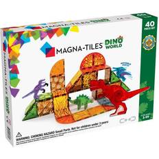 Plastlegetøj Byggelegetøj Magna-Tiles Dino World 40pcs