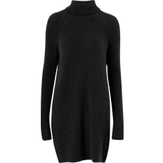 L - Uld Kjoler Pieces Ellen Kintted Dress - Black