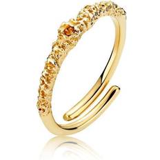 Sistie Sølv Ringe Sistie Silke x Ring - Gold/Orange