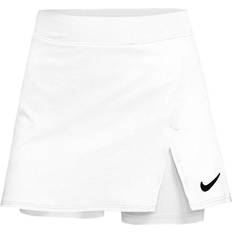 Nike Dame Nederdele Nike Women's Court Dri-FIT Victory Tennis Skirt - White