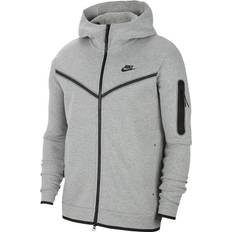 Nike Herre Overdele Nike Sportswear Tech Fleece Full-Zip Hoodie Men - Dark Grey Heather/Black