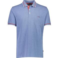 Bison Comfort Fit Poloshirt - Blue/Sea Blue