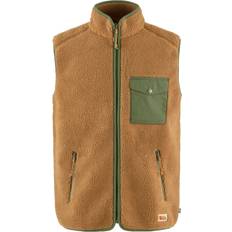 Beige - Bomuld Overtøj Fjällräven Vardag Pile Fleece Vest M