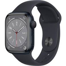 Apple Iltniveau i blod (SpO2) - iPhone Wearables Apple Watch Series 8 45mm Aluminum Case with Sport Band