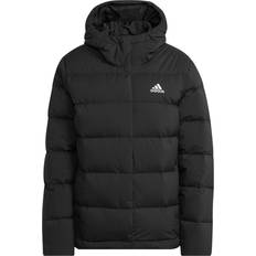 Adidas Dame Overtøj adidas Helionic Hooded Down Jacket Plus Size - Black